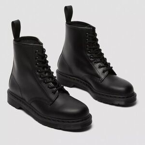 Dr. Martens Black Mono Boots 1460